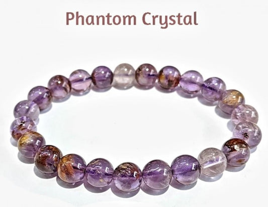 Enkelt og fleksibelt steinarmbÅnd, Phantom Crystal