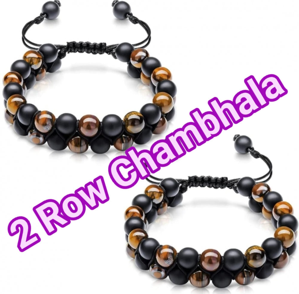 2 Rader Chambhala Agat & Tigereye Bracelets