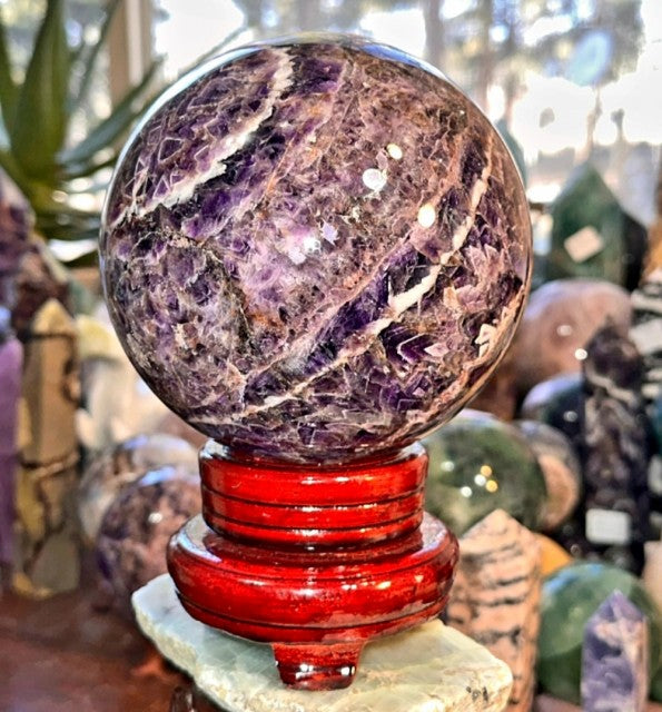 XXL Supergood Amethyst Sphere, ca. 12.5cm - 3kg