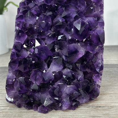 Natural Uruguayan Amethyst Cathedral with Large & Shinny Crystals - CBP1271, 15.5x12cm