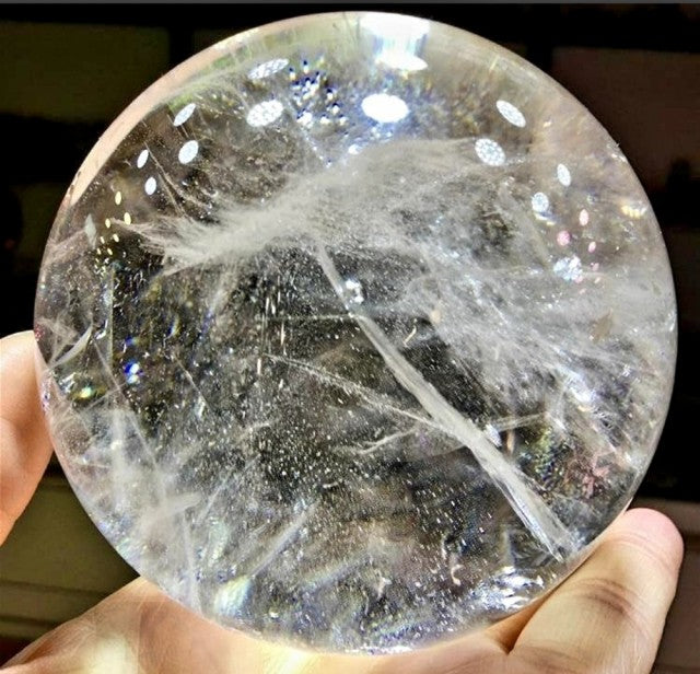 XL Clear Quartz Magic Sphere  , ca. 100 -  110mm / 1.5 - 1.9 kg