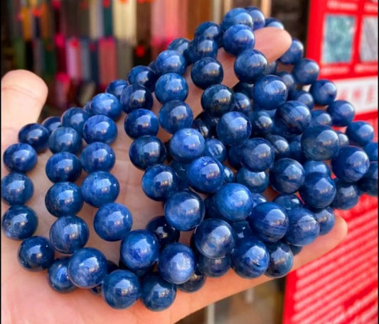 Enkelt og fleksibelt steinarmbÅnd, Lapis Lazuli