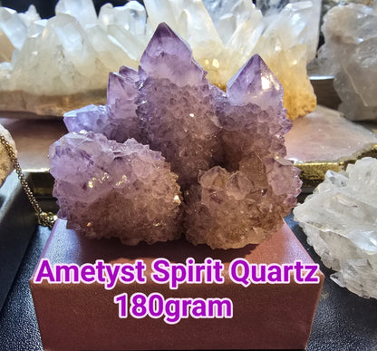 Supervakker South Africa Ametyst Spirit Quartz , XLarge  180gram