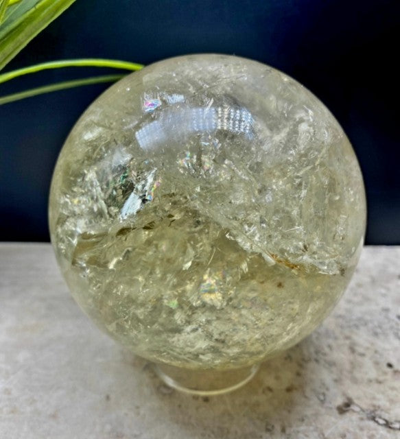 XXL High Quality Citrine 103mm Sphere, ca. 1.5kg