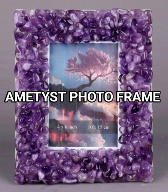 Ametyst Bilderamme 25x20cm, Silverplated for standard 15x10 Foto