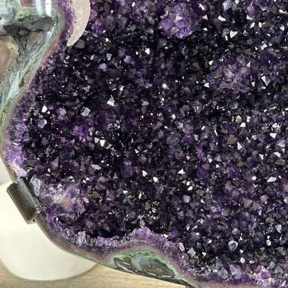 Top Quality Natural Uruguay Amethyt Geode Statemen Piece - MWS3146, 11.5Kg - 47.5 x 24cm