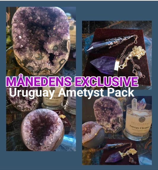 MÅNEDENS EXCLUSIVE / 50% OFF - URUGUAY AMETYST 4 PCS PACK