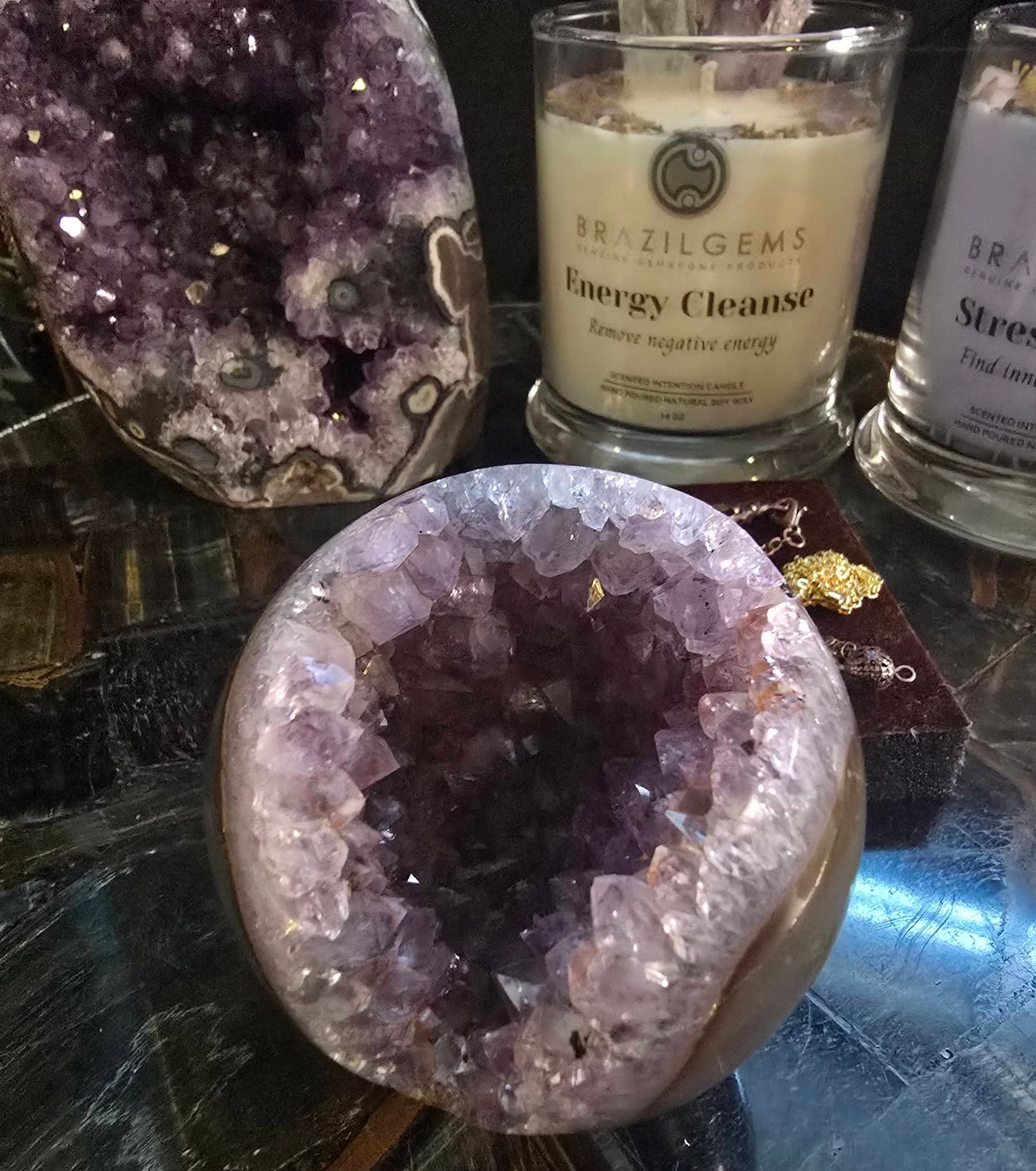 MÅNEDENS EXCLUSIVE / 50% OFF - URUGUAY AMETYST 4 PCS PACK