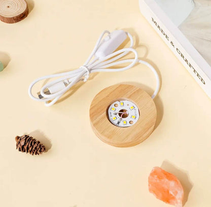 Ny, dekorativ Raw Quartz Aroma Lampe, Rose Quartz Stones, 8cm