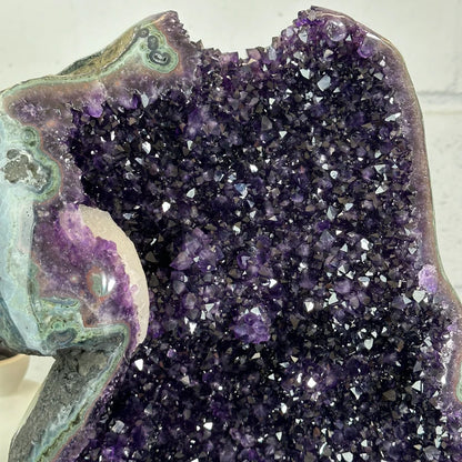 Top Quality Natural Uruguay Amethyt Geode Statemen Piece - MWS3146, 11.5Kg - 47.5 x 24cm