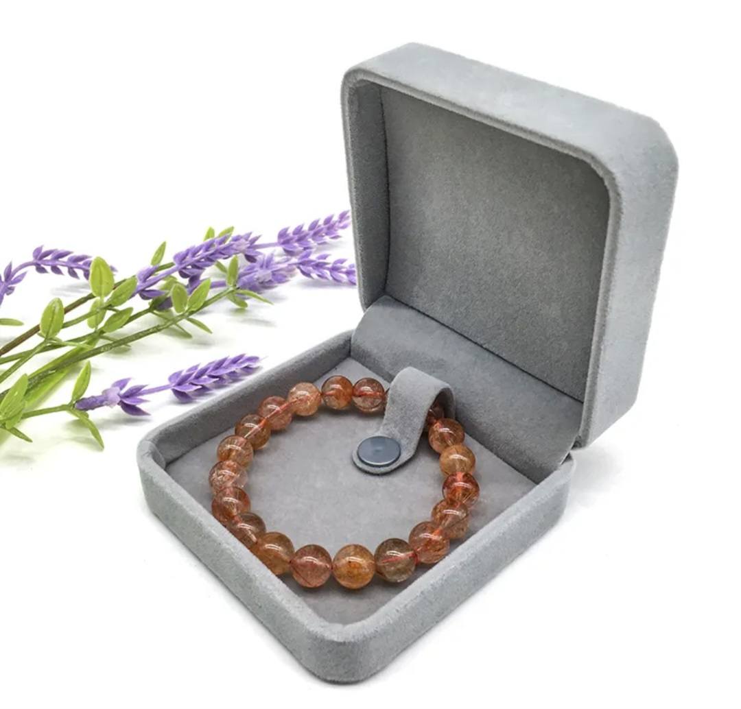 Enkle, 10mm fleksible enrader steinarmbånd i et utvalg av naturlige og eksklusive stentyper, CANDY TOURMALINE