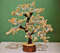 NYHET ! STORE FENG SHUI KRYSTALL LYKKETRE ..., Citrin 25 - 30CM, 500 Chips Krystaller