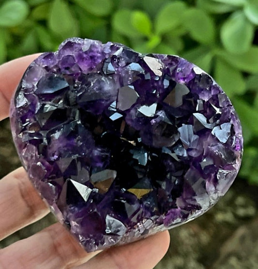 KAMPANJE / Supervakkert Deep Purple Brazilian Heart , ca. 250gram 75 - 80mm