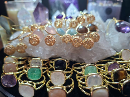 SMYKKESETT ( Micci Design Ring + Øredobber )