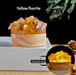 Nye, Led Crystal Nattlamper... Yellow Fluorite Raw Cluster Quartz, 7x7cm
