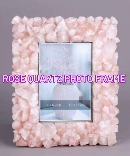 KAMPANJE / Exclusive Raw Rose Quartz Photo Frames !