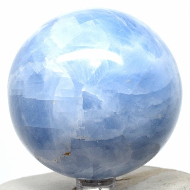 Skyblue Calcite Krystallkule , 65mm - 70mm