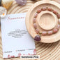 Enkle, fleksible Design Armbånd med naturstener og charms, Sunstone