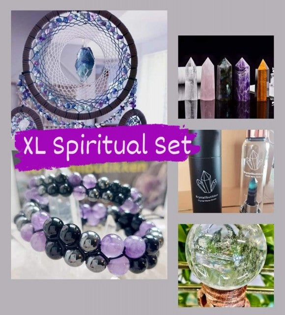 Nytt 2023 6 deler Spirituall Crystal Sett, XLarge
