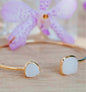 CILA Design Armbånd w/ , Druzy White, 18K Gold Electroplated
