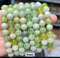 Nye fleksible 10mm Golden Green JADE Armbånd