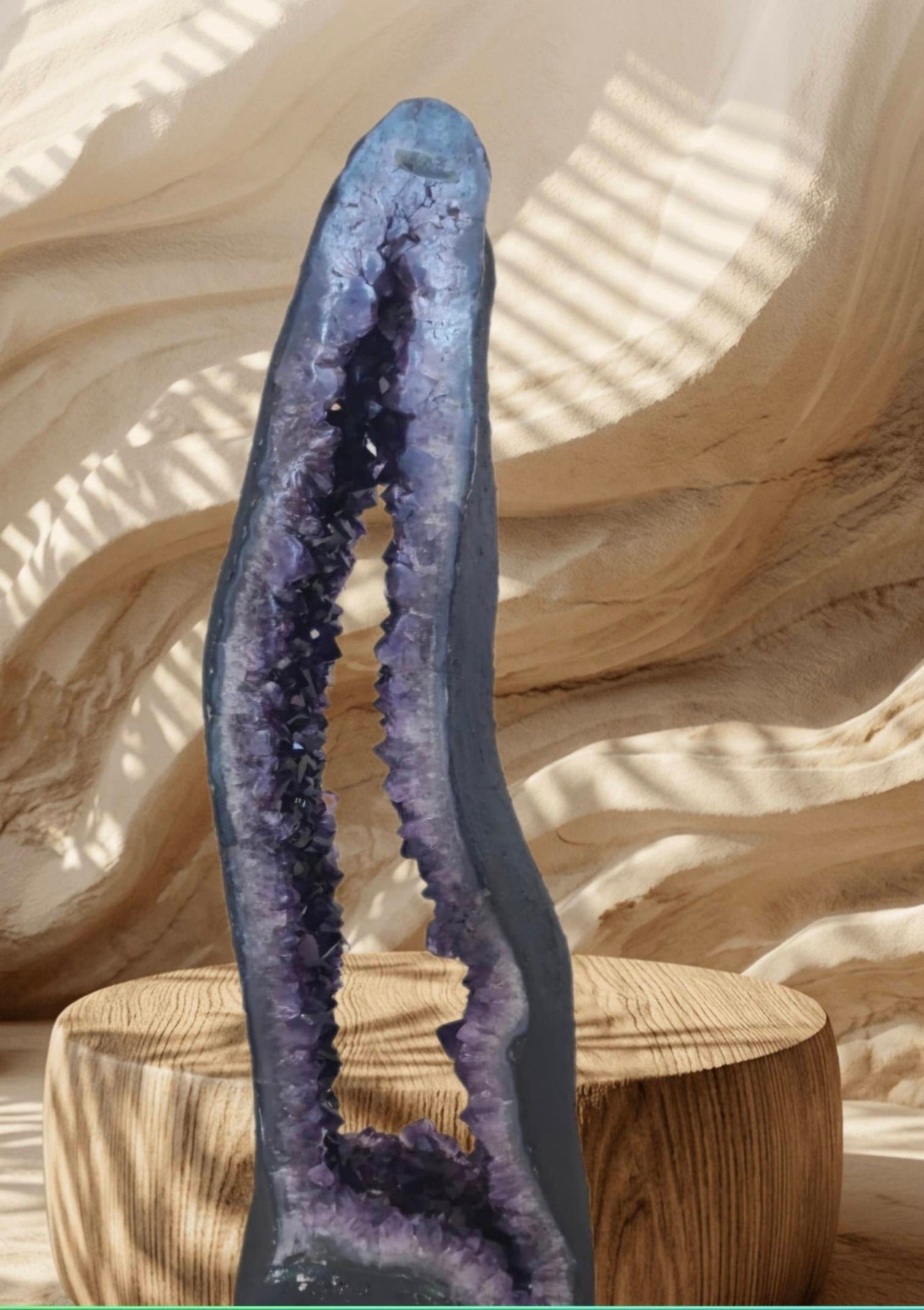KAMPANJE AMETYST GEODE - 40% OFF + Fri Frakt - Amethyst Cathedral*** Natural Big Crystal Geode Mined in Brazil, 39.88kg - 96x29x11cm