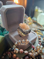SUMMERDEAL / 2 - 1 Jewelry Set ( Ring + Kjede ) - 6 Design, Gold Eletroplated