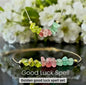 MICCI Tema - Good Luck Spell - Design smykkesett ( kjede + armbånd ) , Gold Electroplated