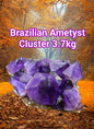 Supervakre BIG XXL Brazilian Ametyst Cluster ca. 3.7kg - 18x11x8cm