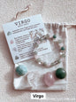 Virgo ( Jomfru ) Birthstone Krystallsett ( 4 stener + armbånd )