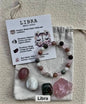 Libra ( Vekt ) Birthstone Krystallsett ( 4 stener + armbånd )
