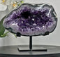 Natural Uruguayan Amethyst Geode on Stand - MWS2562, 4.5kg - 19x17x16cm