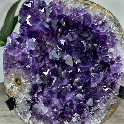 A Grade Amethyst Crystal Cluster with Large Deep Purple Crystals - MWS2032, 25x18cm - 3.5kg