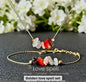 MICCI Tema - Love Spell - Design smykkesett ( kjede + armbånd ) , Gold Electroplated