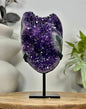 Premium Quality Amethyst Crystal Cluster – Natural Specimen on Stand - MWS3057, 2.1kg - 23x11x9cm