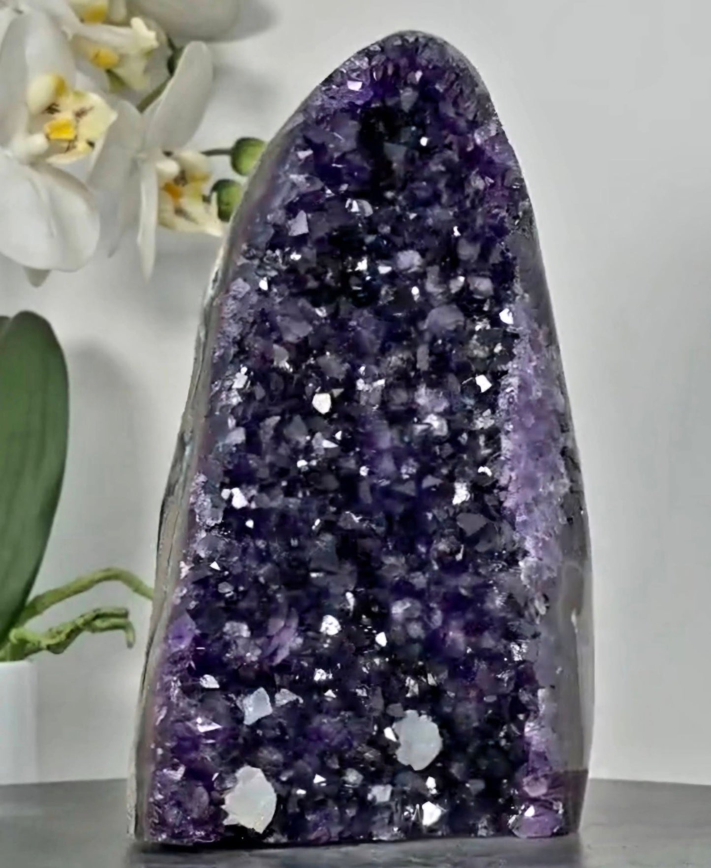 Amethyst Cathedral for Home Decor, Self Standing Amethyst, 8,3 in Tall Amethyst Stone | CBP1234, 21x12x15cm