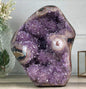 Natural Amethyst & Agate Statement Piece for Home Decor, Self Standing Amethyst, Tall Amethyst Stone | CBP1255, 28x22x16cm