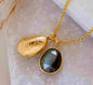 MARESHIA Designkjede Labradorite, 18K Goldplated