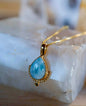 MARESHIA Designkjede LARIMAR, 18K Goldplated over Sterling Silver