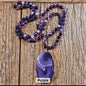NEW LONG AGATE MALAKJEDE ( 80cm ), Purple