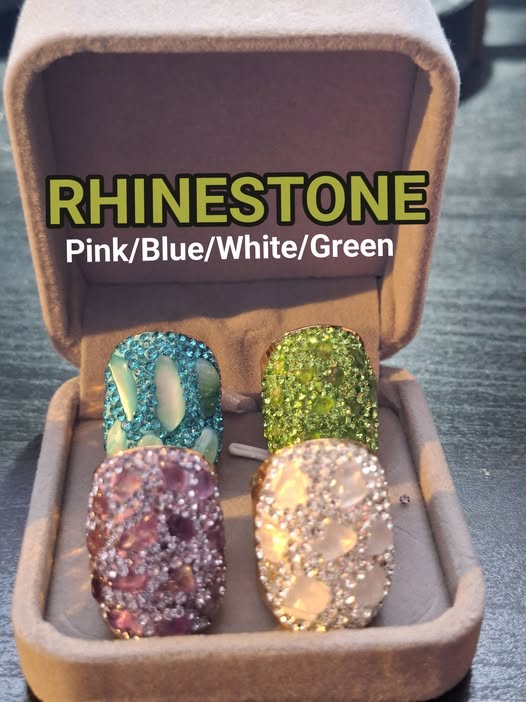 2 -1 KAMPANJE / Trendy Statement Designringer ( Geode Agate , Perle, Solar , Druzy Quartz, Ametyst )