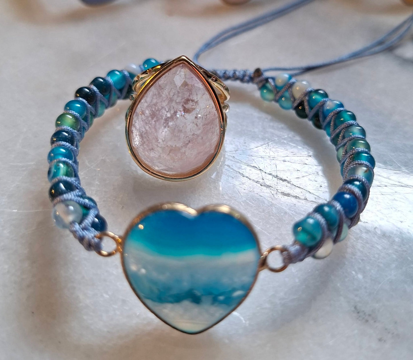 NEW SUMMERDEAL ( Enkle Chambhala Armbånd + Design Ring m/sten )