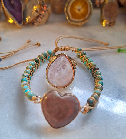 NEW SUMMERDEAL ( Enkle Chambhala Armbånd + Design Ring m/sten )