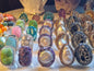 2 -1 KAMPANJE / Trendy Statement Designringer ( Geode Agate , Perle, Solar , Druzy Quartz, Ametyst )