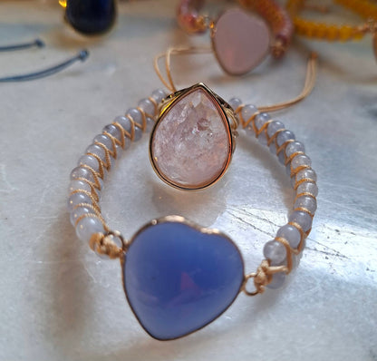 NEW SUMMERDEAL ( Enkle Chambhala Armbånd + Design Ring m/sten )