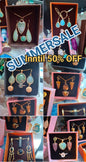 BIG SUMMERSALE ON NATURAL STONE JEWELRY SET