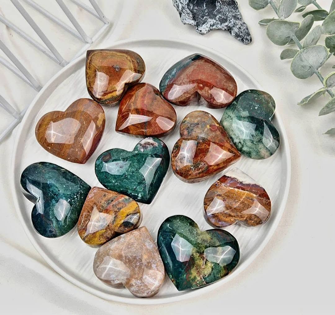 Vakker og sjelden Ocean Jasper fra Madagascar, Large 55 - 60mm