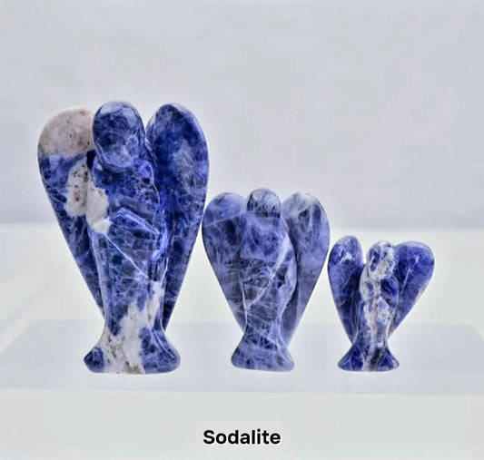 3 Pack Engler Sodalite ( 3, 5, 7cm Høyde )