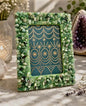 Vakker, håndlaget Green Quartz Bilderamme for standard 15x10 Foto
