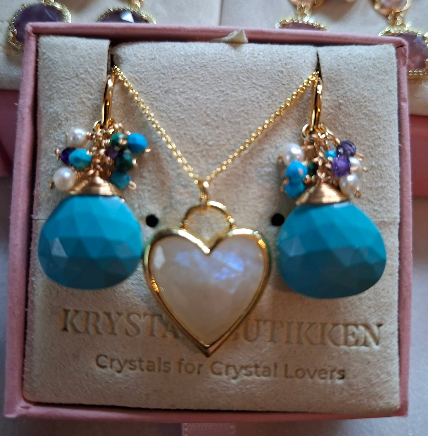 SUMMERDEAL / MICCI DESIGN Classic Earrings + Heart Necklace , Gold Electroplated - 7 Design